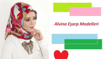 Alvina Eşarp Modelleri