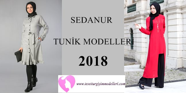 Sedanur Tunik Modelleri 2018 Kombin
