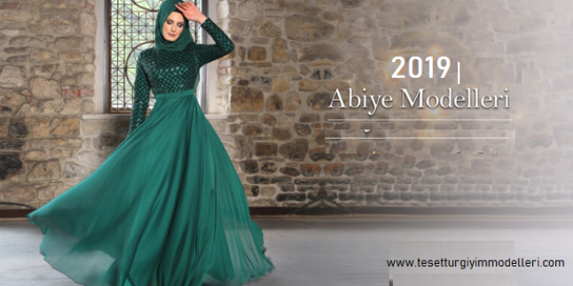 2019 Tesettür Abiye Modelleri