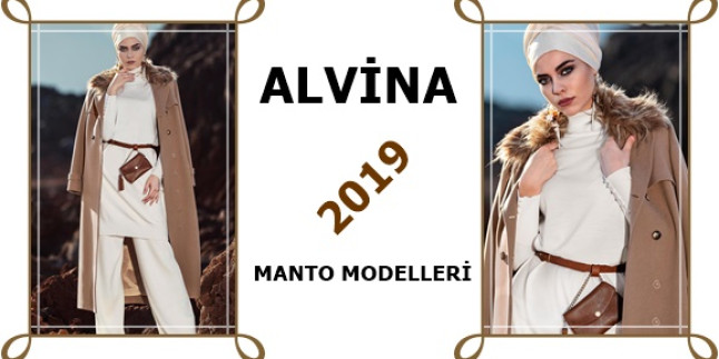 Alvina Manto Modelleri 2019