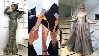 Tesettür Mezuniyet Elbise Modelleri 2019