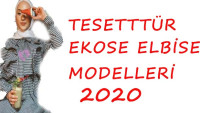 Tesettür Ekose Elbise Modelleri 2020