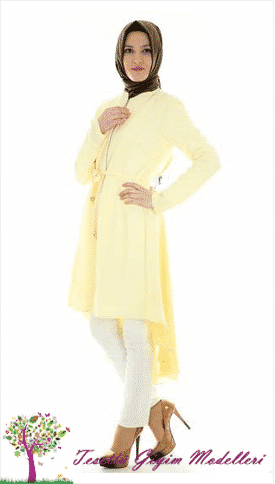 Setrms Sarı Tunik Modeli