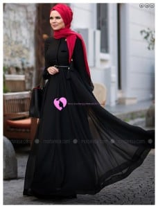 Müslima Wear Siyah Elbise